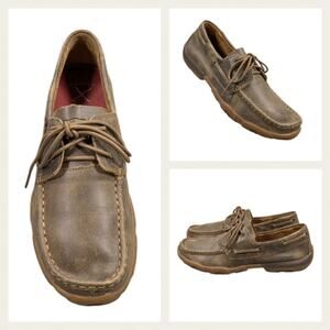 Twisted X Brown Moccasins